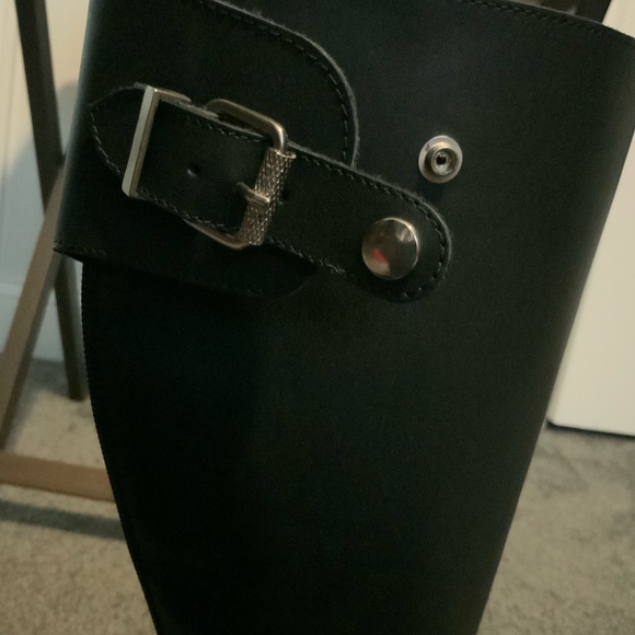 Steve Madden Black Winter Rain Boots - Picture 3 of 3